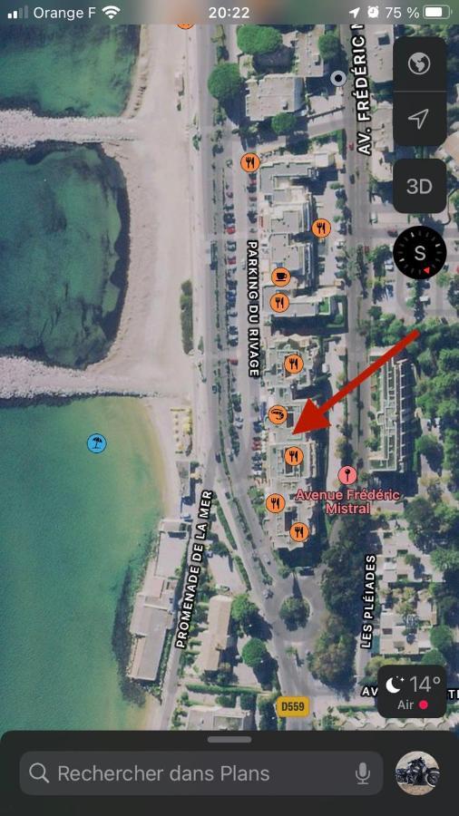Studio Bord De Mer Cavalaire Exterior photo